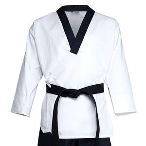 Uniformes Ligeros de Taekwondo para Niños, de Algodón y Poliéster, para Karate, Judo, Taekwondo, Niños y Adultos, Unisex, Manga Larga - Product Image 4