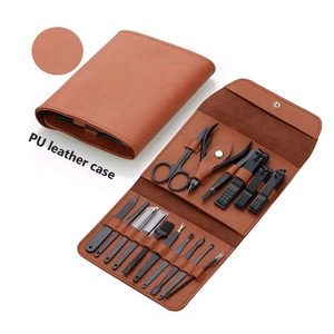 Set de Manicura Minimalista de Acero Inoxidable, Kit de Cortauñas Preciso, Herramientas de Pedicura, Estuche Protector Rígido - Product Image 2