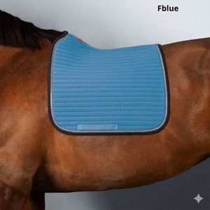 BRAND ZONE Tapis de selle polyvalent personnalisé confortable pour dressage et équitation anglaise, en velours avec rembourrage en mousse de polyester - Product Image 6