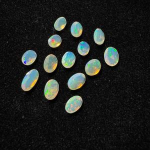 Opale éthiopienne naturelle, taille ovale, couleur arc-en-ciel, pour la fabrication de bijoux, Zehra Gems and Jewellery - Product Image 3