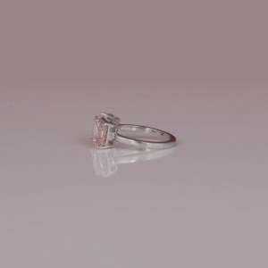 Diseño único Natural Lab Grown Diamond Eternity Wedding Band Anillo de compromiso de oro rosa Joyería fina de moda - Product Image 2