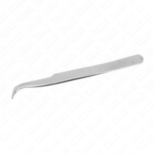 Custom Printed Eyelash Tweezers Stainless Steel Curved & Slant Tip Lash Extension and Eyebrow Grooming <b>Tool</b> Set - Product Image 2