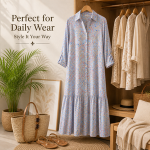 Robe longue élégante en soie pour femme, taille unique, style bohème, motif cachemire, kaftan de luxe à manches longues, idéale pour les vacances, coupe ample et fluide - Product Image 6