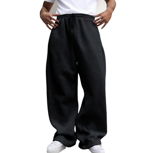 2026 Men Baggy Wide Leg Track <b>Pants</b> Autumn Winter Fleece Sweatpants Casual Streetwear Loose Joggers for Men and Women Wear - Product Image 2