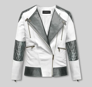 แจ็คเก็ตหนังแฟชั่นใหม่สำหรับผู้หญิง แจ็คเก็ตหนังกันลมสำหรับผู้ชายและผู้หญิง สไตล์สั่งทำพิเศษ แจ็คเก็ตหนัง Charlotte Burnt หลายแบบ ปี 2006 - Product Image 1