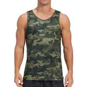 Wholesale Men's Sporty Run Event Tank <b>Tops</b> Breathable Lightweight Sublimated Running Music <b>Festival</b> Singlet for Marathon Race - Product Image 4