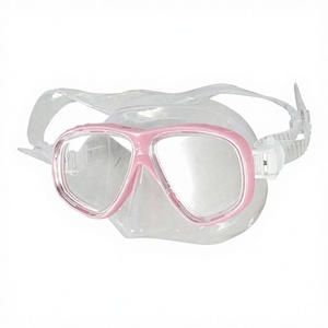 Máscara de buceo de dos lentes con correa de Lentes de vidrio de bajo volumen de ajuste rápido y hebillas Diseño impermeable - Product Image 2