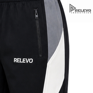 Conjunto Deportivo Personalizado con Logotipo OEM para Adultos, Unisex, Estilo Deportivo, Otoñal, de Dos Piezas, con Bloques de Color, Chaqueta con Cierre y Cuello Redondo, Pantalones Deportivos Ligeros - Product Image 4