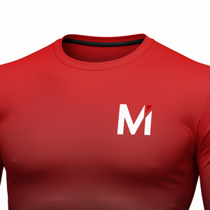 Customized Sublimated Compression Shirt Digital Print Gym Tee High Strength Material Weightlifting Powerlifting Gear - Product Image 5