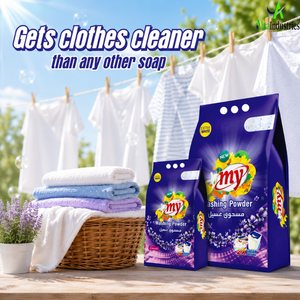 Luxury Lavender Washing Powder for Bright White Clothes | Fresh Fragrance Daily <b>Laundry</b> Care <b>Detergent</b> Formula Pack Plus Ultra - Product Image 5