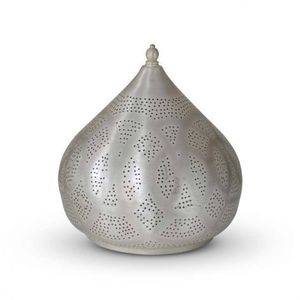 Farol Colgante Marroquí de Hierro Premium con Acabado Dorado Antiguo y Paneles de Vidrio para Decoración e Iluminación Ambiental - Product Image 2