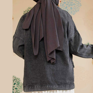 Veste matelassée modeste pour femmes de haute qualité, respirante, 100% coton, faible MOQ, nouvelle arrivée - Product Image 3