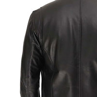 Veste en cuir pour homme à prix raisonnable, de haute qualité, neuve, moderne, élégante, tendance, avec logo personnalisé