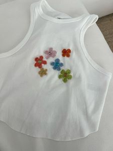 Top de tirantes bordado con cuentas de primera calidad, elegante ropa occidental para damas, ideal para el verano al mejor precio. - Product Image 3