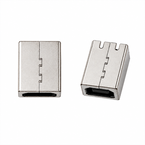 ขั้วต่อ USB 2.0 ชนิด B ตัวเมีย สำหรับบัดกรี คุณภาพสูง ติดตั้งแนวตั้ง หน้าสัมผัสทองเหลืองชุบดีบุก ทนไฟ UL94V-0 - Product Image 3