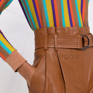 Pantalones de Cuero Clásicos para Mujer, Estilo Urbano, Impermeables, Ligeros, Diseño Moderno y Entallado, Comodidad Diaria para la Moda Cotidiana - Product Image 6