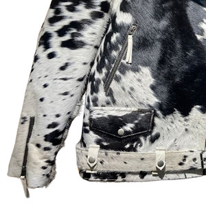 Chaqueta Clásica de Cuero Genuino para Hombre, Chaqueta de Motociclista de Piel de Vaca Auténtica con Bolsillos, Chaqueta de Invierno Resistente - Product Image 6