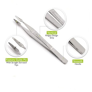 Pinces à éclats Carmalt Premium à pointe fine de précision pour la médecine, les soins dentaires et les laboratoires, approuvées ISO - Product Image 2