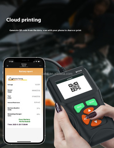 12V/24V Pin Xe Tester chì axit Pin sức khỏe & Cuộc Sống Điện áp Chẩn Đoán Dịch vụ thiết bị cho xe máy xe tải & xe ô tô - Product Image 4