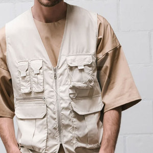 Mens Summer <b>Utility</b> <b>Vest</b> Breathable Durable Fabric Outdoor Professional Adjustable Button Casual Design Fishing Hiking - Product Image 6