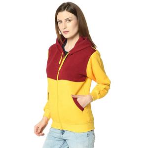 2025 <b>Women</b> 100% Cotton Zip up <b>Hoodie</b> with Custom Logo Thick <b>Fleece</b> Long Sleeve Zipper <b>hoodie</b> Winter Season Clothing For <b>Women</b> - Product Image 2
