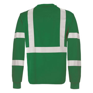 Hi Vis Factory Long-Sleeved Polyester T-Shirts Breathable Reflective Work Wear Safety Features Construction T-Shirts - Product Image 3