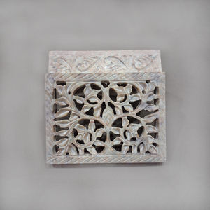 Caja de Joyería de Piedra Jabonosa Tallada a Mano de la India, Moderna y Lujosa, para Regalo de Boda, Caja de Almacenamiento a Precio de Fábrica al por Mayor - Product Image 4