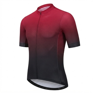 Maillot de cyclisme personnalisé pour homme à manches courtes, 100% polyester, séchage rapide, respirant, pour course à vélo - Product Image 6