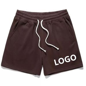Shorts en molleton pour hommes, directement de l'usine, shorts en coton personnalisés, shorts de sport décontractés, vente en gros - Product Image 2