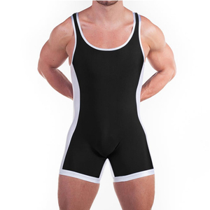 Combinaison de lutte américaine pour homme personnalisable, légère, extensible, respirante, séchage rapide, 100 % polyester - Product Image 5