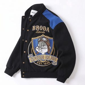 2026 Oem Cotton\Polyester Male Nascar <b>Jacket</b> Customized Embroidery logo Patch Outfit Classic Streetwear <b>Racing</b> <b>Jacket</b> Mens Wear - Product Image 2