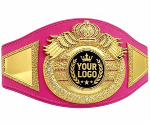 เข็มขัดแชมป์มวยปล้ำ MMA หนังแท้ทองเหลืองสั่งทำพิเศษ ขายส่ง MOQ ต่ำ เข็มขัดแชมป์คาราเต้ - Product Image 3