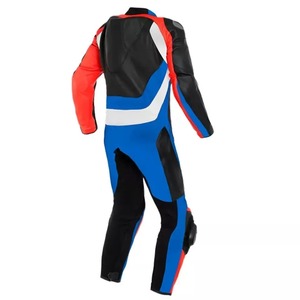 Motorbike Leather Suit for Motorcycle Racing Unisex High Quality Flame-Retardant Breathable 1 or 2 Piece Kit - Product Image 2