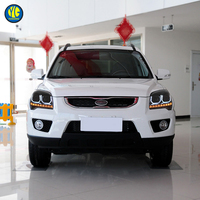 YU GUANG für Kia Sportage LED-Scheinwerfer 2006-2012 Upgrade Frontscheinwerfer DRL Vorderlicht Auto-Zubehör