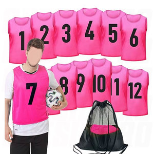 Team Pinnies Scrimmage Vests Practice Jersey for Men Breathable <b>Training</b> <b>Bibs</b> Lightweight Mesh Sports Jersey Soccer Basketball - Product Image 1