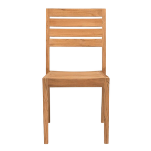 Chaise de salle à manger sans accoudoirs en bois, siège de loisirs, mobilier de maison, extérieur, villa, cour, hôtel, meilleure qualité - Product Image 3