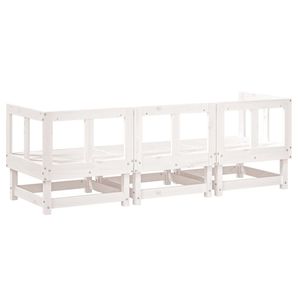 Set da salotto da 3 pezzi in legno massello di pino bianco - Product Image 3
