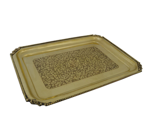 Bandeja de Latón para Chocolates, Hecha a Mano, Rectangular, Bandeja de Latón para Servir, Organizador, Bandeja para Guardar Dulces - Product Image 1