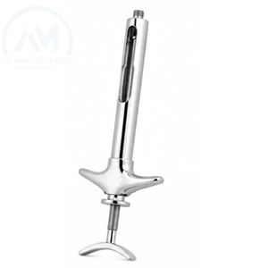 Jeringa Quirúrgica Dental Al Mida, Manual, de Acero Inoxidable, Instrumento con Certificación CE para Procedimientos ORL - Product Image 1