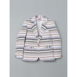 เสื้อเบลเซอร์สำหรับเด็กผู้ชายลายทางหลายเส้น - Product Image 1