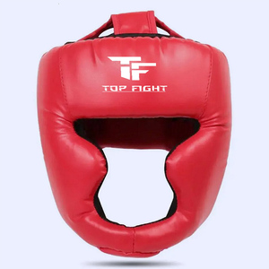 หมวกป้องกันศีรษะหนังแท้แบบเต็มใบ สำหรับฝึกซ้อมมืออาชีพ คิกบ็อกซิ่ง MMA มวยไทย - Product Image 3