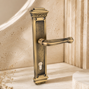 Premium EXITE Brass Mortice <b>Door</b> Handle Matte Brush Antique Finish Heavy Duty Lever Eco-Friendly Easy Installation Kitchen Home - Product Image 2