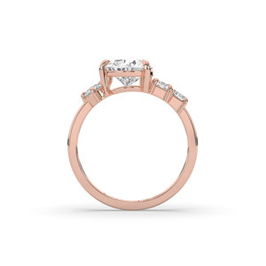 Anillo de Lujo para Mujer con Diamante Cultivado en Laboratorio de Corte Brillante en Forma de Pera de 2.60 Quilates, Oro Sólido de 14K, Certificado IGI - Product Image 2