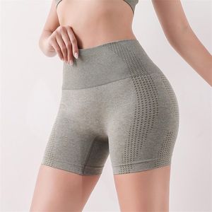 Shorts de yoga personnalisés pour femmes, taille haute, sans coutures, respirants, extensibles, pour le fitness, le cyclisme, la gym, l'entraînement, la course et les activités sportives professionnelles - Product Image 5