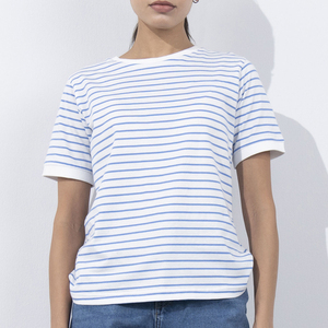 Camiseta con estampado gráfico para mujer, top de verano - Product Image 1