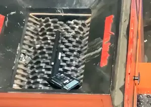 Trituradora de Residuos Electrónicos Portátil de Doble Eje, Capacidad de Trituración de 1000 kg/h, Trituradora de Residuos Electrónicos Semiautomática - Product Image 4