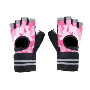 Gants de fitness professionnels en cuir respirants à demi-doigts, personnalisables, de haute qualité pour la gym et l'entraînement, vente en gros - Product Image 1