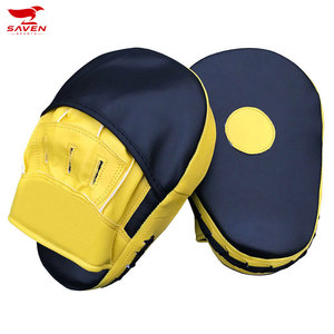 Adjustable Strap Laced Leather Lightweight <b>Focus</b> <b>Pad</b> Breathable High Quality Boxing Training Muay Thai <b>Focus</b> <b>Pads</b> - Product Image 1