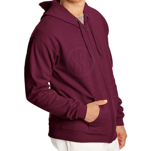 Sudadera con capucha premium para hombre con cremallera completa, tela transpirable, ajuste cómodo, ideal para uso casual y básico. - Product Image 4