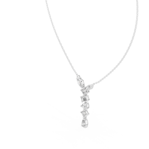 Elegante colgante de Plata de Ley 925, conjunto de joyas con diseño de hoja de Zirconia brillante para boda, nupcial, especial - Product Image 4